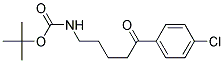5-(N-BOC-氨基)-4`- 氯苯戊酮, , 結(jié)構(gòu)式