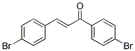 (E)-1,3-BIS(4-BROMOPHENYL)PROP-2-EN-1-ONE Struktur
