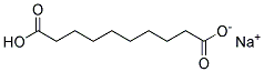 sebacic acid monosodium Struktur