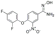 4-(2,4-DIFLUOROPHENOXY)-3-NITROBENZAMIDOXIM Struktur