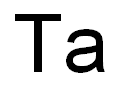 TANTALUM SLUG, 3.175MM (0.125IN) DIA X 3.175MM (0.125IN) LENGTH, 99.95% (METALS BASIS) Struktur