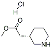 Methyl (S)-3-piperidineacetate hydrochloride Struktur