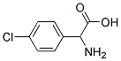 (2S)-amino(4-chlorophenyl)ethanoic acid Struktur