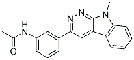 3'-(9-METHYL-9H-PYRIDAZINO(3,4-B)INDOL-3-YL)ACETANILIDE Struktur