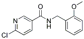 6-Chloro-N-(2-methoxy-benzyl)-nicotinamide Structure