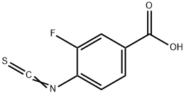 4-Carboxy-2-fluorophenylisothiocyanate Struktur