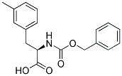(2R)-2-{[(benzyloxy)carbonyl]amino}-3-(3-methylphenyl)propanoic acid Struktur