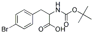 3-(4-bromophenyl)-2-[(tert-butoxycarbonyl)amino]propanoic acid Struktur