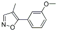 5-(3-methoxyphenyl)-4-methylisoxazole Structure