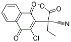 ETHYL(3-CHLORO-1,4-DIOXO-1,4-DIHYDRO-2-NAPHTHYL)CYANOACETATE Structure