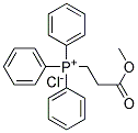 CARBMETHOXYETHYL TRIPHENYL PHOSPHONIUM CHLORIDE Struktur