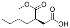 (R)-2-Butylsuccinic acid-1-methyl ester, 98% ee, 95% Struktur