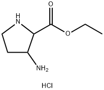 ETHYL 3-AMINO-DL-PROLINATE HCL Struktur
