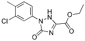 Ethyl1-(3-chloro-4-methylphenyl)-2,5-dihydro-5-oxo-1H-1,2,4-triazole-3-carboxylate Structure