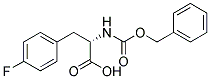 N-Benzyloxycarbonyl-D-3-(4-fluorophenyl)alanine Struktur