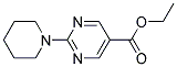 ethyl 2-piperidin-1-ylpyrimidine-5-carboxylate Struktur