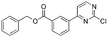 3-(2-Chloro-pyrimidin-4-yl)-benzoic acid benzyl ester Struktur