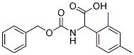 {[(benzyloxy)carbonyl]amino}(2,4-dimethylphenyl)acetic acid Structure