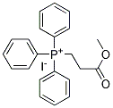 CARBMETHOXYETHYL TRIPHENYL PHOSPHONIUM IODIDE Struktur