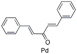Palladium dibenzylideneacetone Structure