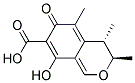 (3R-TRANS)-8-HYDROXY-3,4,5-TRIMETHYL-6-OXO-4,6-DIHYDRO-3H-2-BENZOPYRAN-7-CARBOXYLICACID Struktur