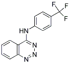 N-(1,2,3-BENZOTRIAZIN-4-YL)-N-[4-(TRIFLUOROMETHYL)PHENYL]AMINE Struktur
