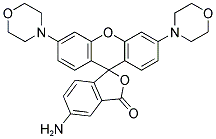 AMINOMORPHOLINORHODAMINE Structure