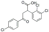 4-(4-CHLOROPHENYL)-2-(2,3-DICHLOROPHENYL)-4-OXOBUTANOIC ACID Structure