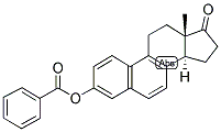 D-1,3,5(10), 6,8-ESTRAPENTAEN-3-OL-17-ONE BENZOATE Structure