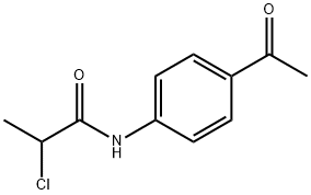N-(4-ACETYLPHENYL)-2-CHLOROPROPANAMIDE Structure