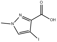 4-IODO-1-METHYL-1H-PYRAZOLE-3-CARBOXYLIC ACID Structure