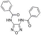 N-[4-(BENZOYLAMINO)-1,2,5-OXADIAZOL-3-YL]BENZAMIDE Struktur