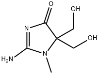 2-AMINO-5,5-BIS-HYDROXYMETHYL-1-METHYL-1,5-DIHYDRO-IMIDAZOL-4-ONE Structure
