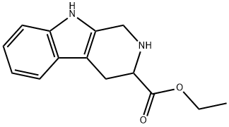 2,3,4,9-TETRAHYDRO-1H-BETA-CARBOLINE-3-CARBOXYLIC ACID ETHYL ESTER Struktur