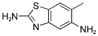 6-METHYL-BENZOTHIAZOLE-2,5-DIAMINE, , 結(jié)構(gòu)式