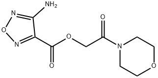4-AMINO-FURAZAN-3-CARBOXYLIC ACID 2-MORPHOLIN-4-YL-2-OXO-ETHYL ESTER Structure