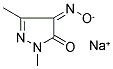 SODIUM 1,3-DIMETHYL-4-(OXIDOIMINO)-5-OXO-4,5-DIHYDRO-1H-PYRAZOLE Struktur