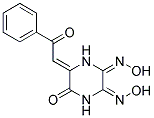 6-(2-OXO-2-PHENYL-ETHYLIDENE)-PIPERAZINE-2,3,5-TRIONE 2,3-DIOXIME Structure