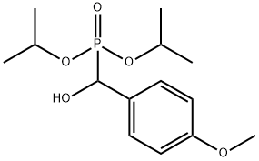 DIISOPROPYL HYDROXY(4-METHOXYPHENYL)METHYLPHOSPHONATE Struktur