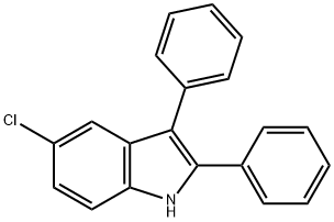 5-CHLORO-2,3-DIPHENYL-1H-INDOLE Structure