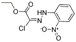 ETHYL 2-CHLORO-2-[(E)-2-(2-NITROPHENYL)HYDRAZONO]ACETATE Struktur