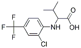 2-(2-CHLORO-4-TRIFLUOROMETHYL-PHENYLAMINO)-3-METHYL-BUTYRIC ACID Struktur