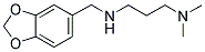 N '-BENZO[1,3]DIOXOL-5-YLMETHYL-N , N-DIMETHYL-PROPANE-1,3-DIAMINE Struktur