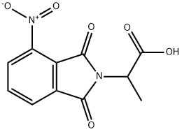 2-(4-NITRO-1,3-DIOXO-1,3-DIHYDRO-2H-ISOINDOL-2-YL)PROPANOIC ACID Structure