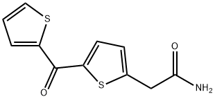 2-[5-(2-THIENYLCARBONYL)-2-THIENYL]ACETAMIDE Struktur