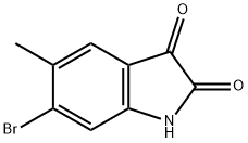 6-BROMO-5-METHYLISATIN Structure