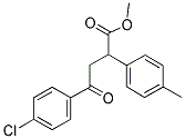 2-(4-メチルフェニル)-4-(4-クロロフェニル)-4-オキソ酪酸メチル 化學構(gòu)造式
