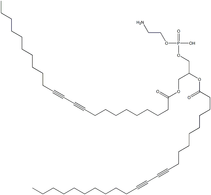 1,2-BIS(10,12-TRICOSADIYNOYL)-SN-GLYCERO-3-PHOSPHOETHANOLAMINE Struktur