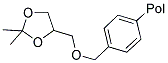DL-2,3-ISOPROPYLIDENEGLYCERYLMETHYL RESIN Struktur