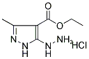 ETHYL 5-HYDRAZINO-3-METHYL-1H-PYRAZOLE-4-CARBOXYLATE HYDROCHLORIDE Struktur